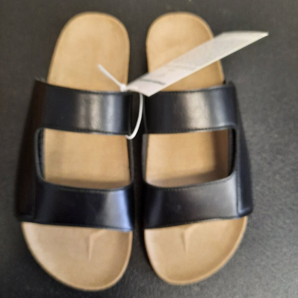 Amazon Essentials Men's Faux Cork Slide Sandals